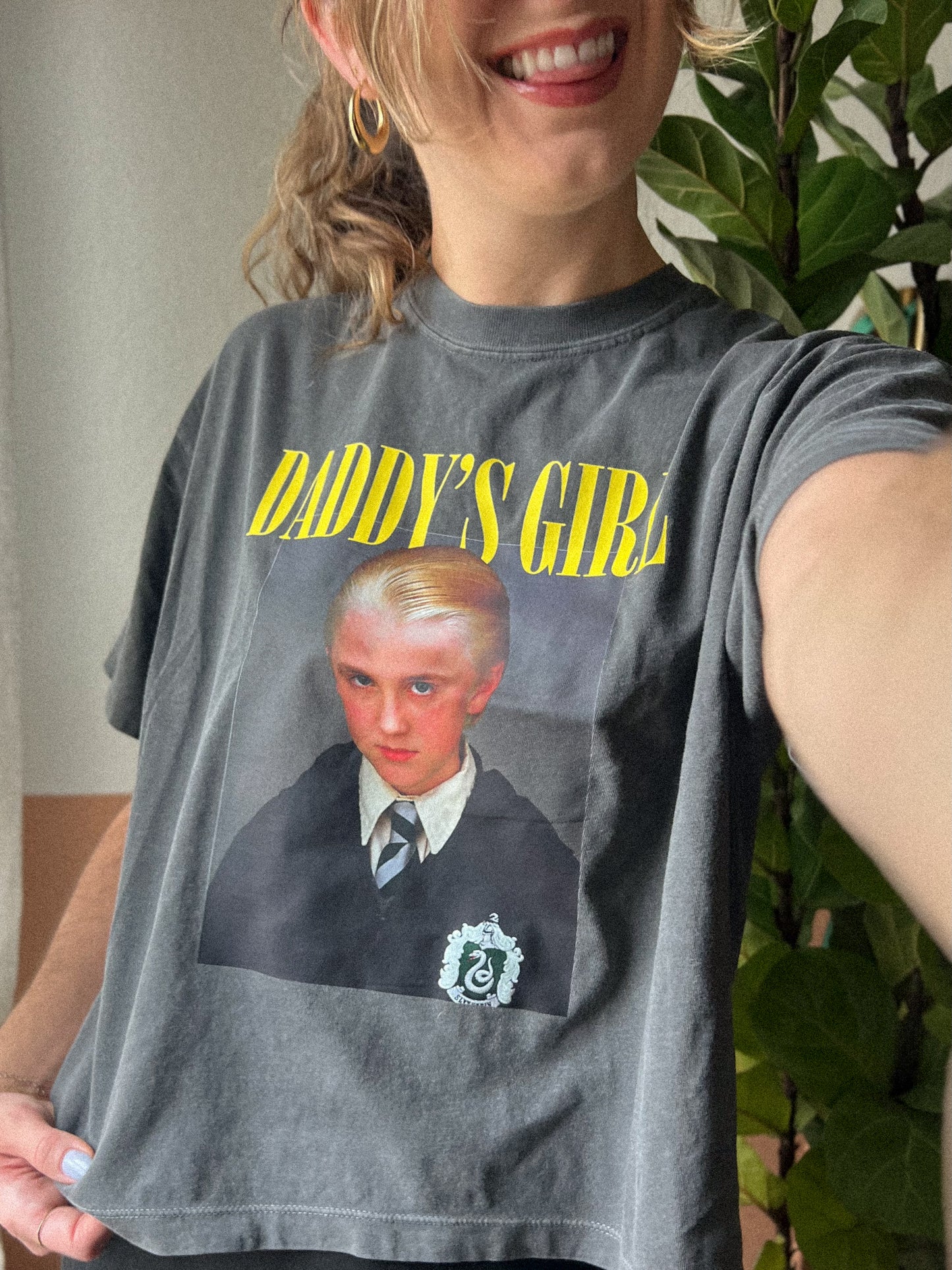 daddy's girl draco boxy tee