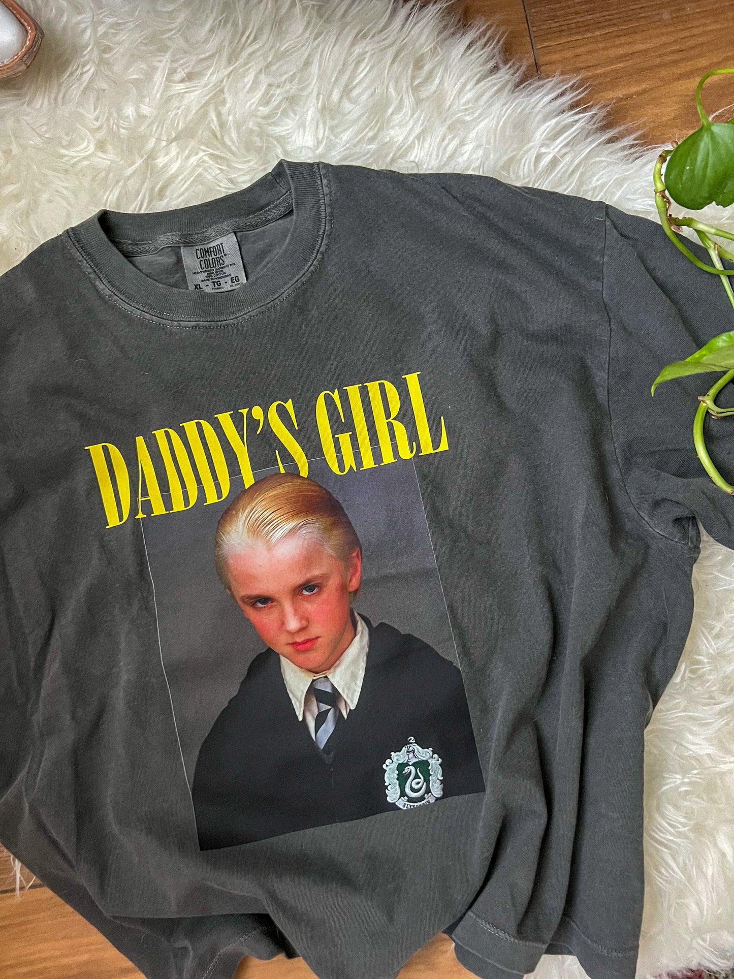 daddy's girl draco boxy tee