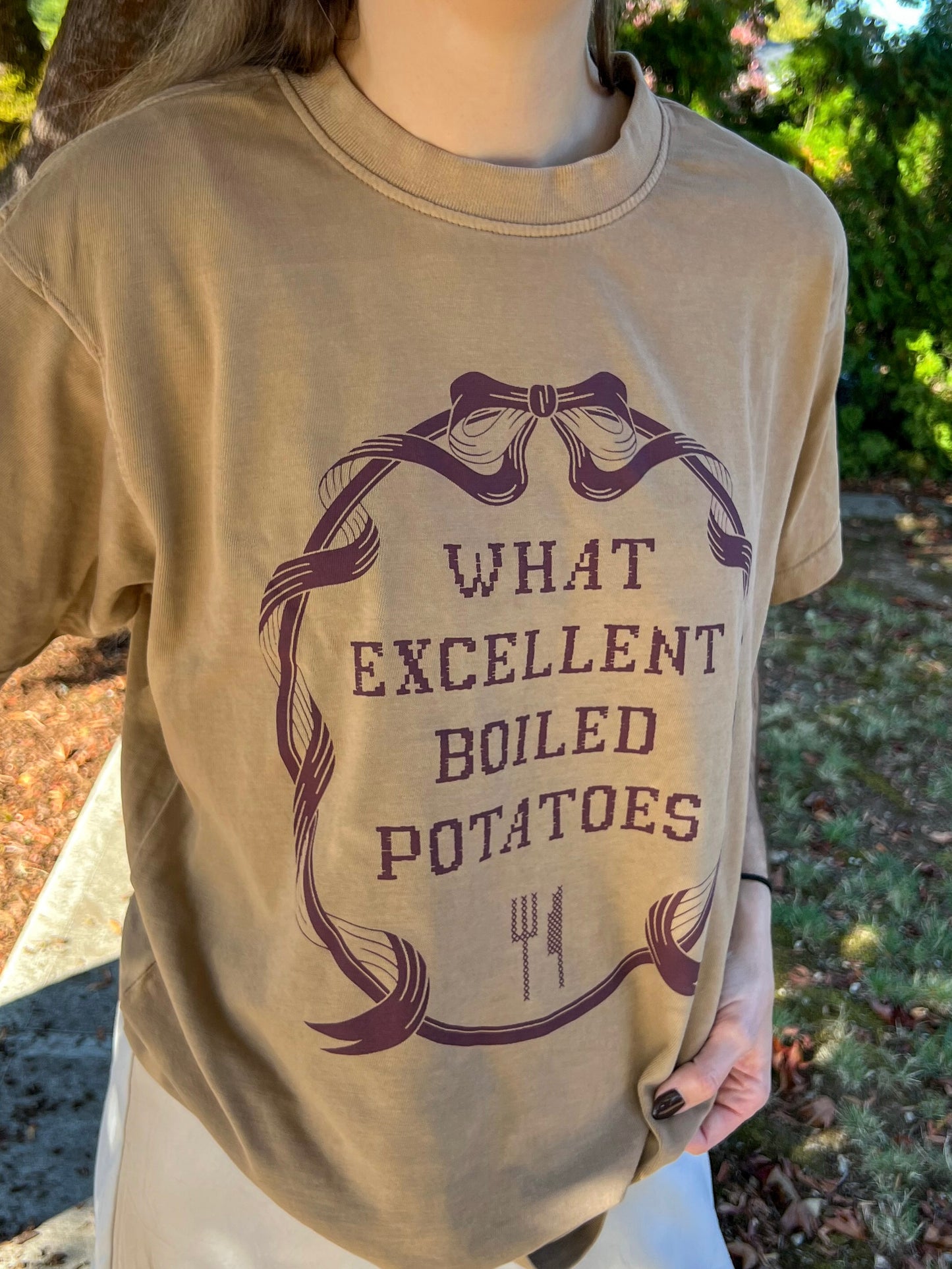 boiled potatoes chunky tee