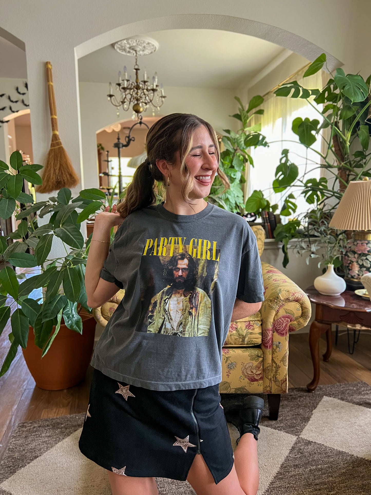 party girl sirius boxy tee