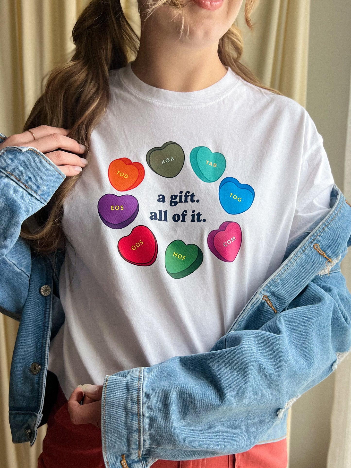 candy hearts tog boxy tee