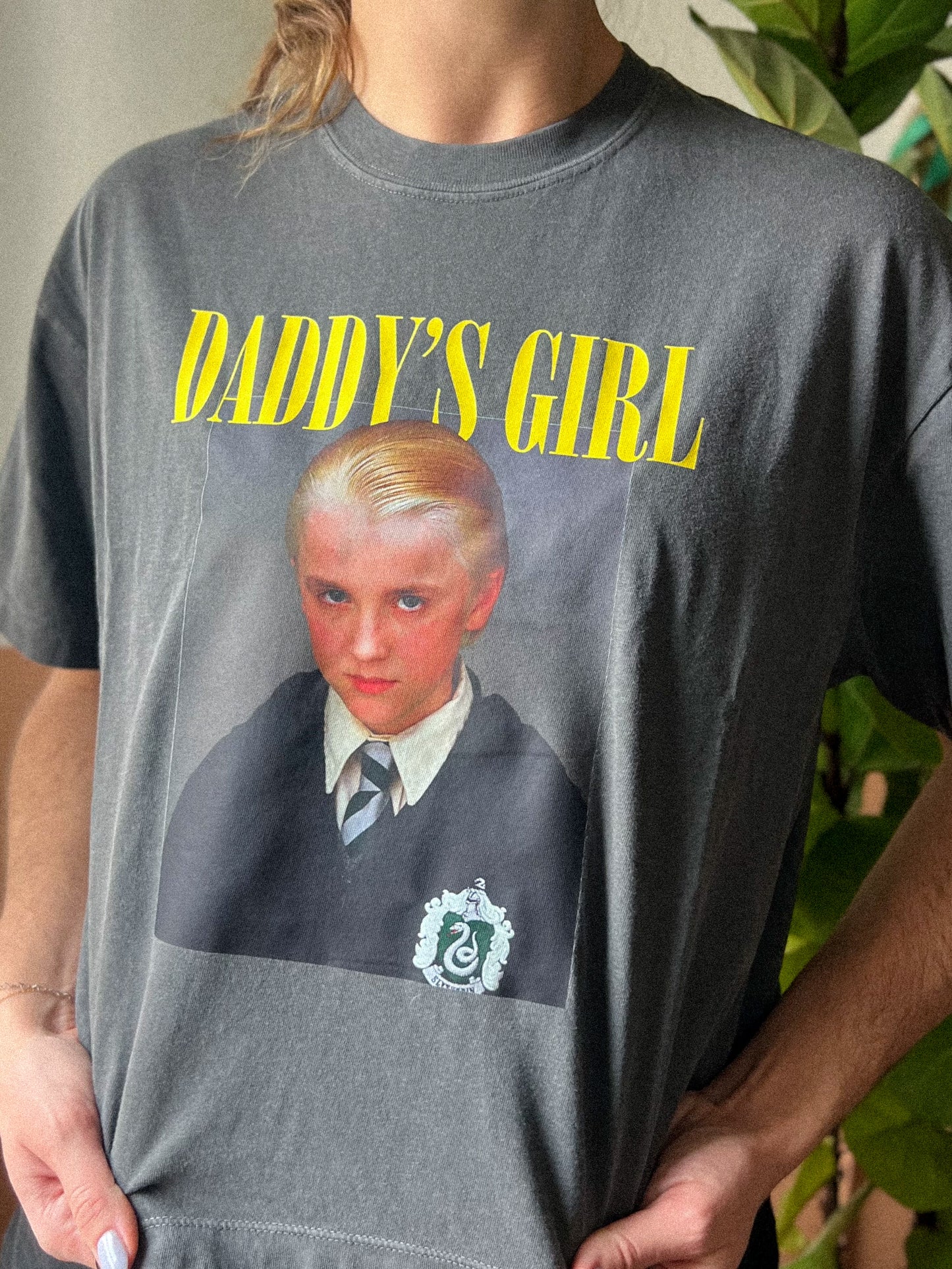 daddy's girl draco boxy tee