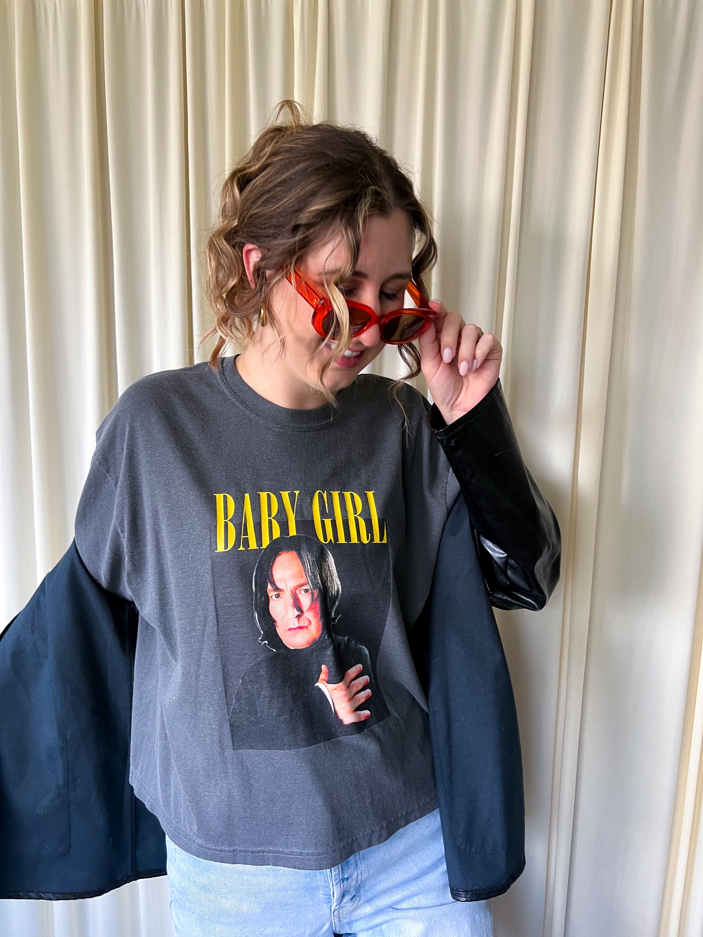 baby girl sev boxy tee