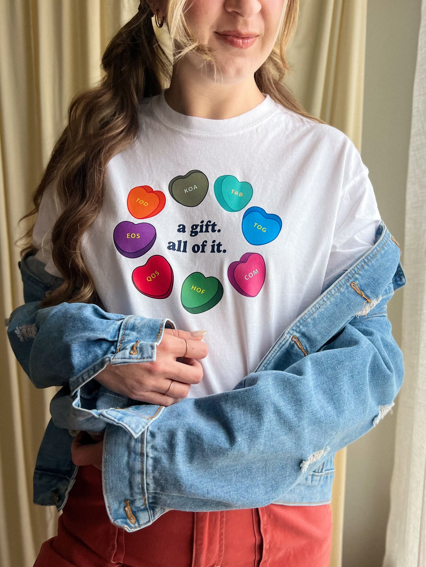 candy hearts tog boxy tee