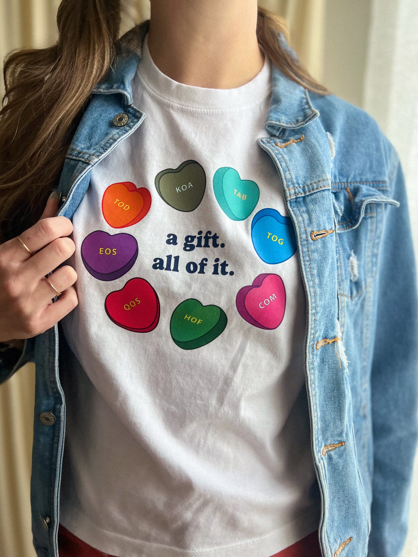 candy hearts tog boxy tee