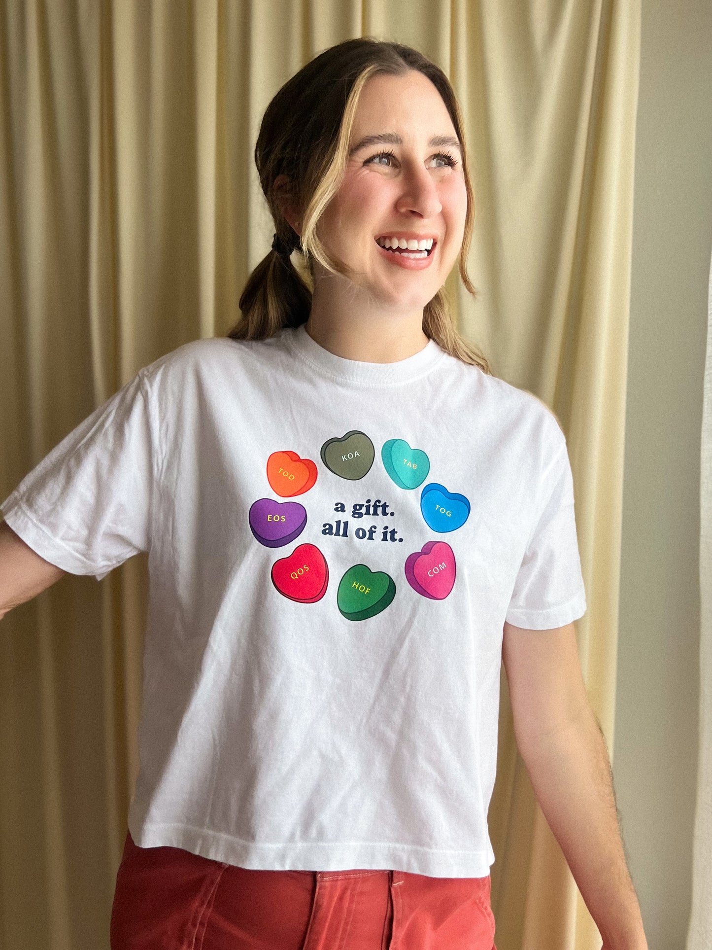 candy hearts tog boxy tee