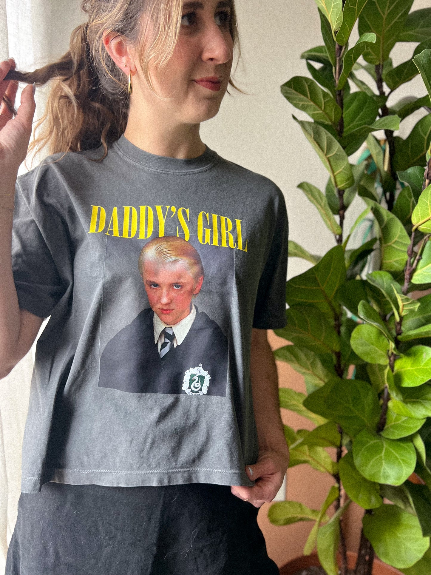 daddy's girl draco boxy tee