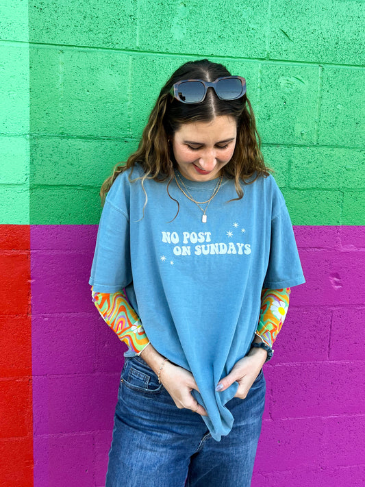 no post on sundays tee