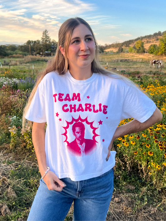 team charlie boxy tee