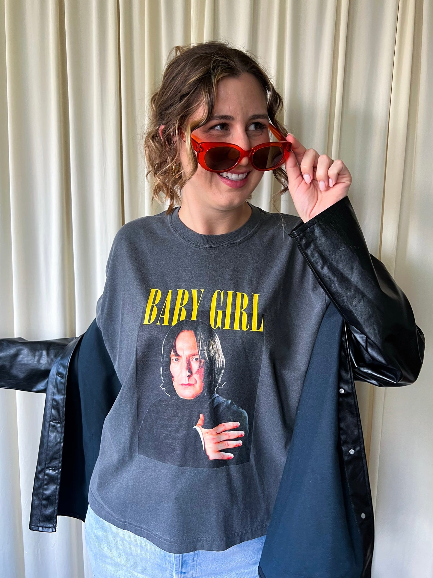 baby girl sev boxy tee