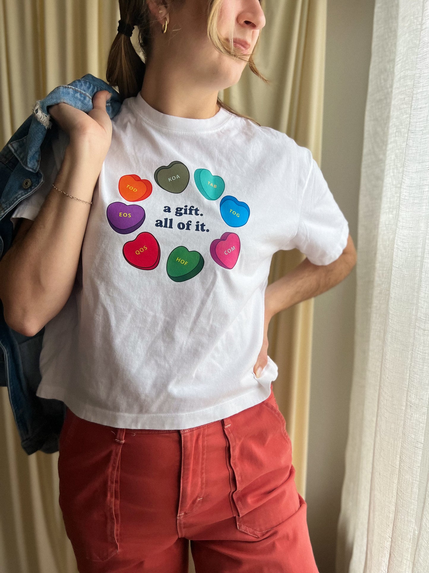 candy hearts tog boxy tee