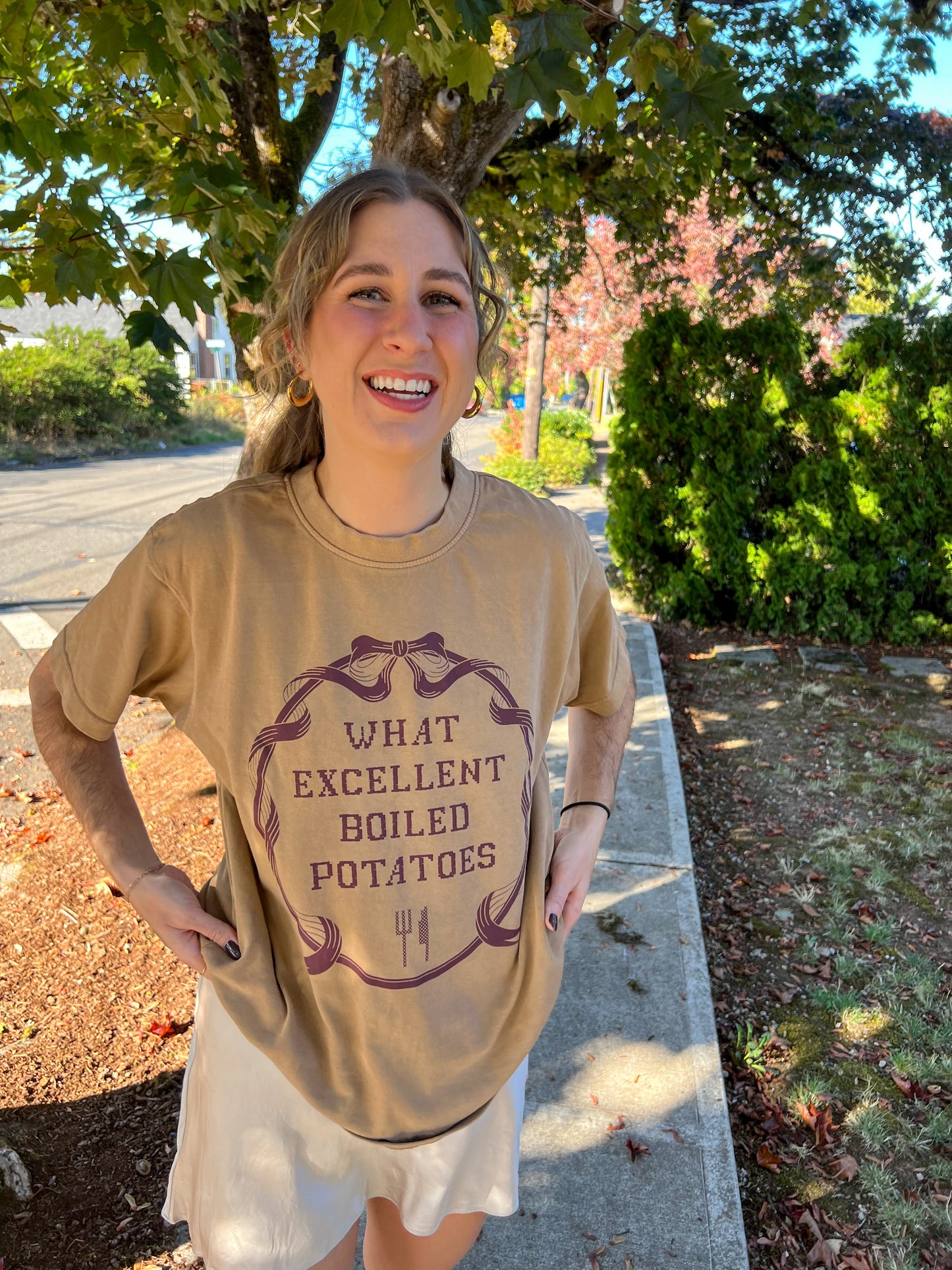 boiled potatoes chunky tee