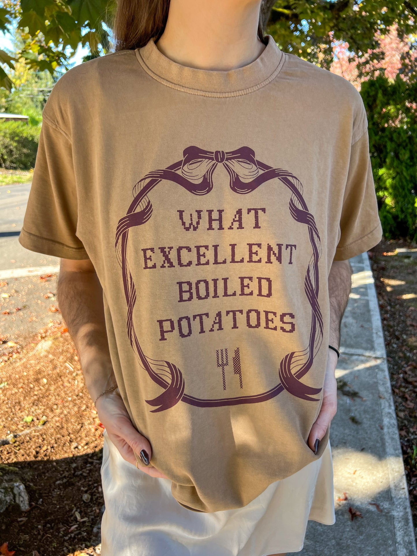 boiled potatoes chunky tee