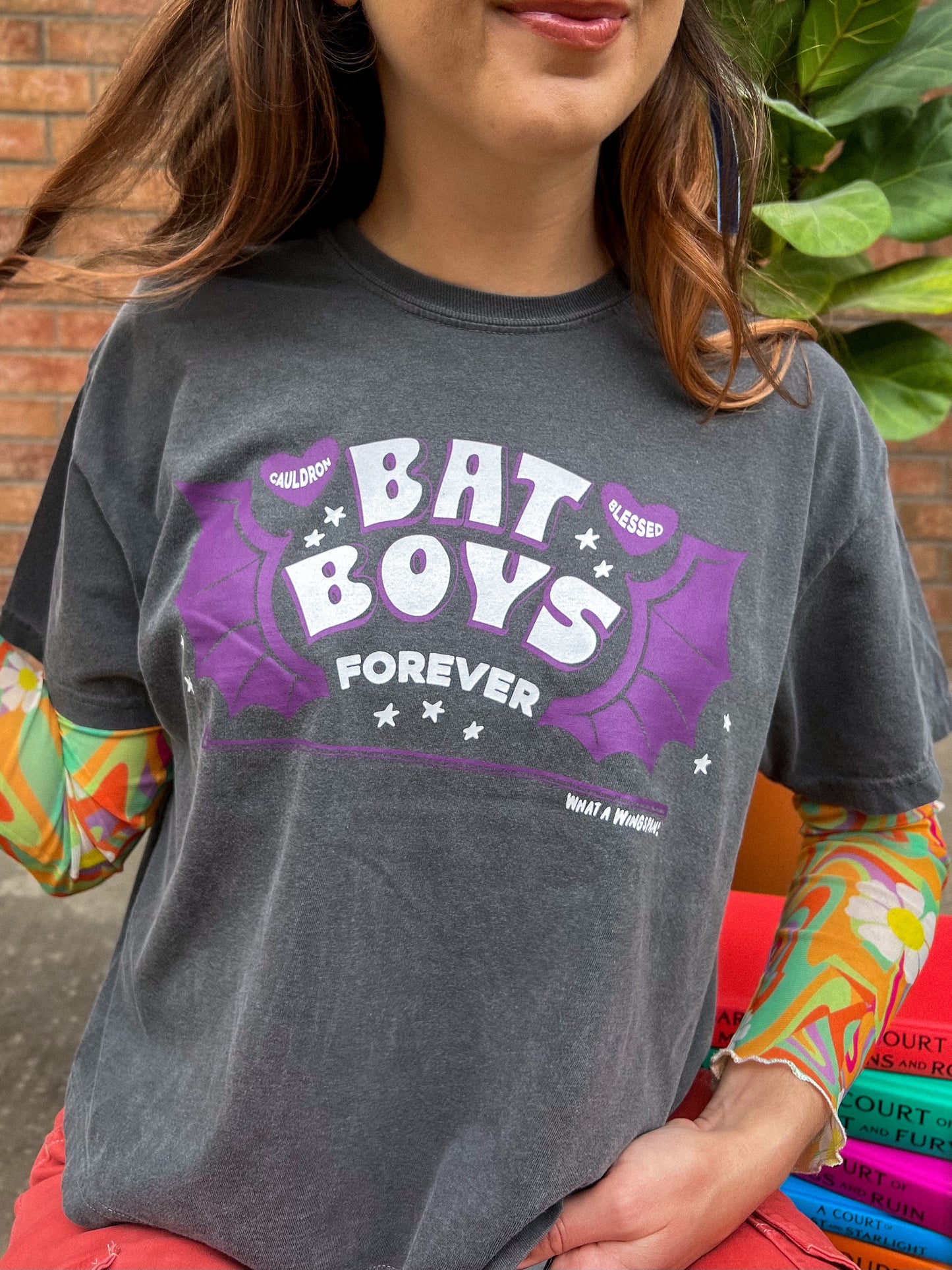 bat boys forever boxy tee