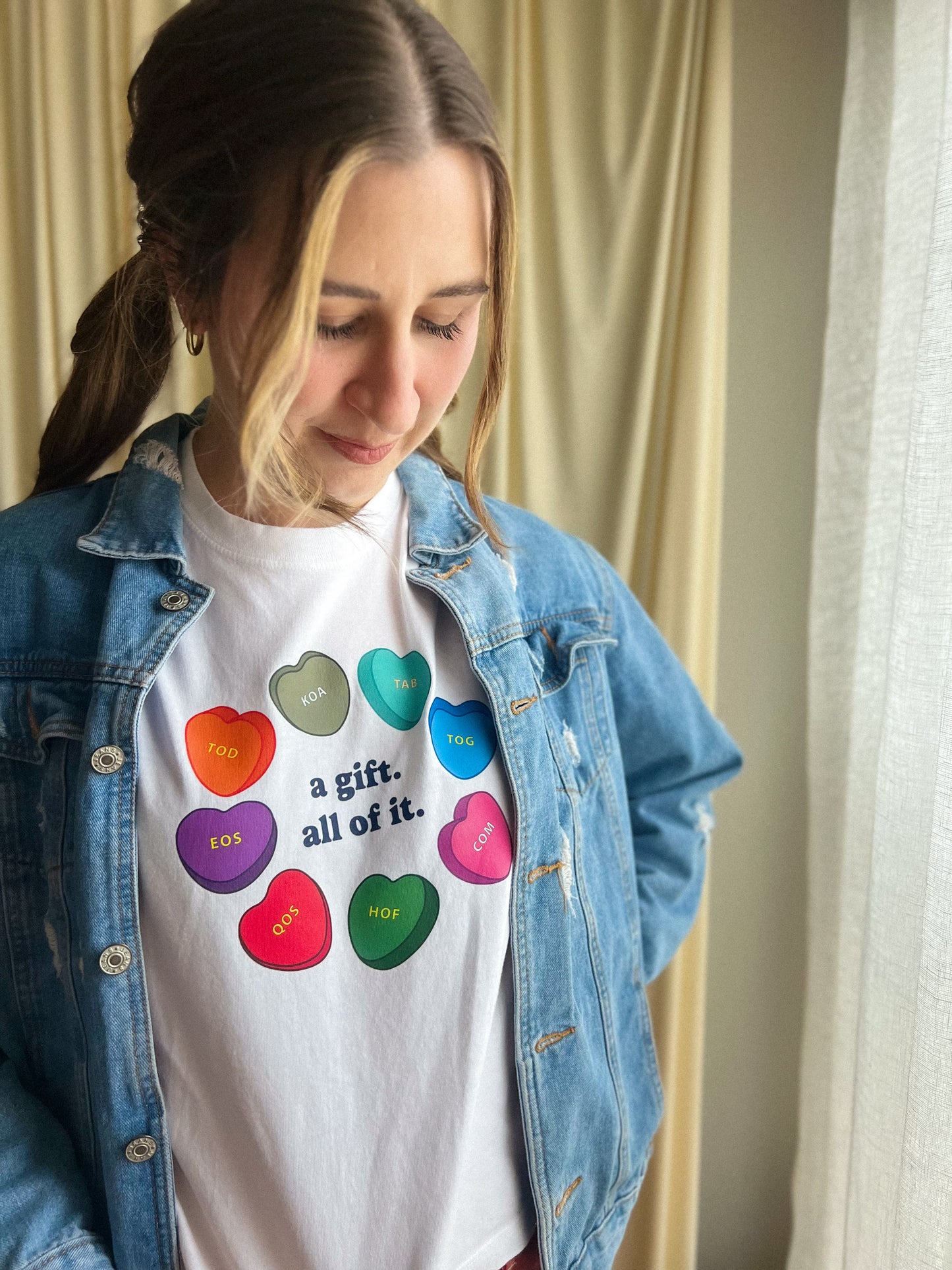 candy hearts tog boxy tee