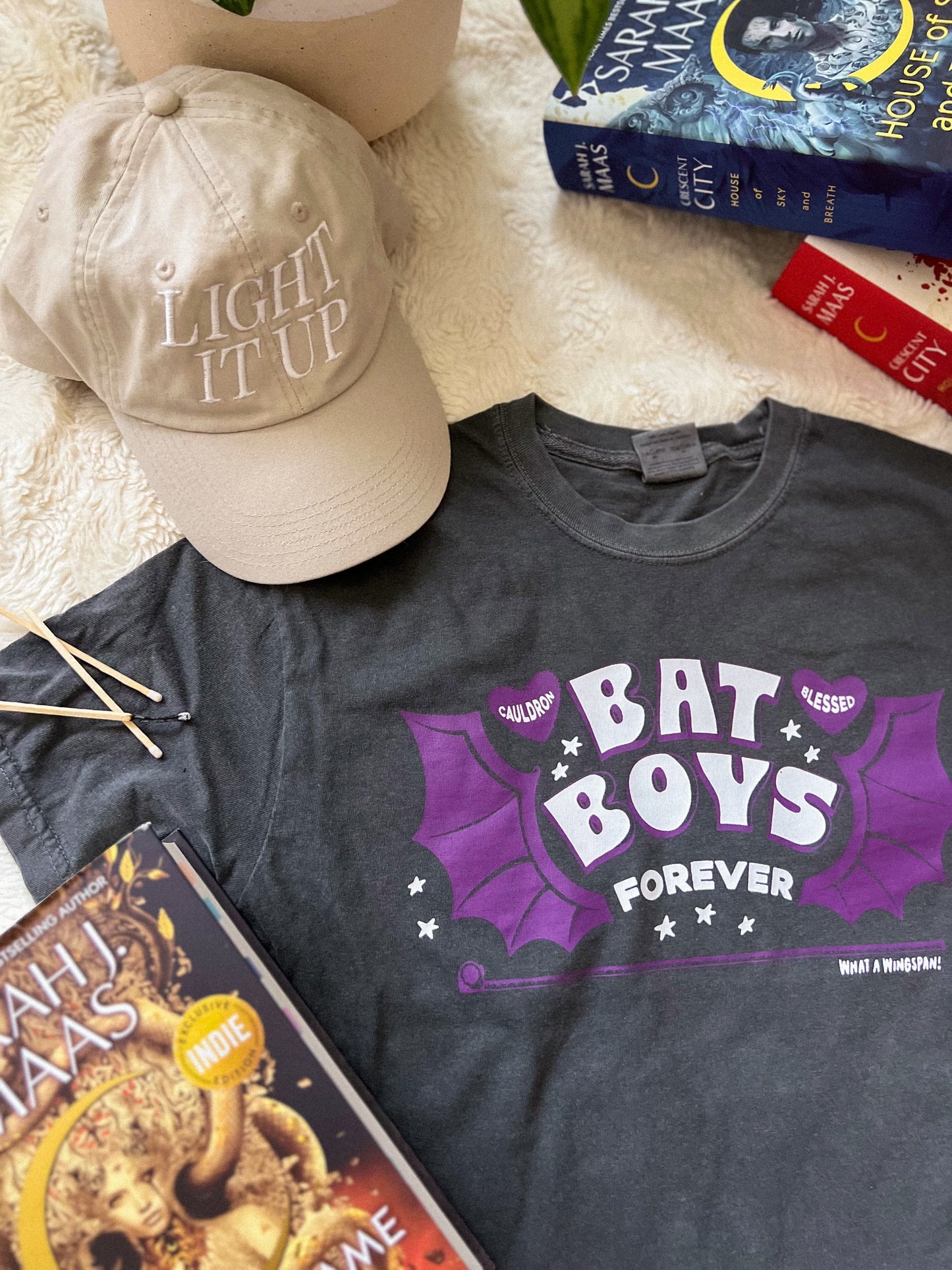 bat boys forever boxy tee