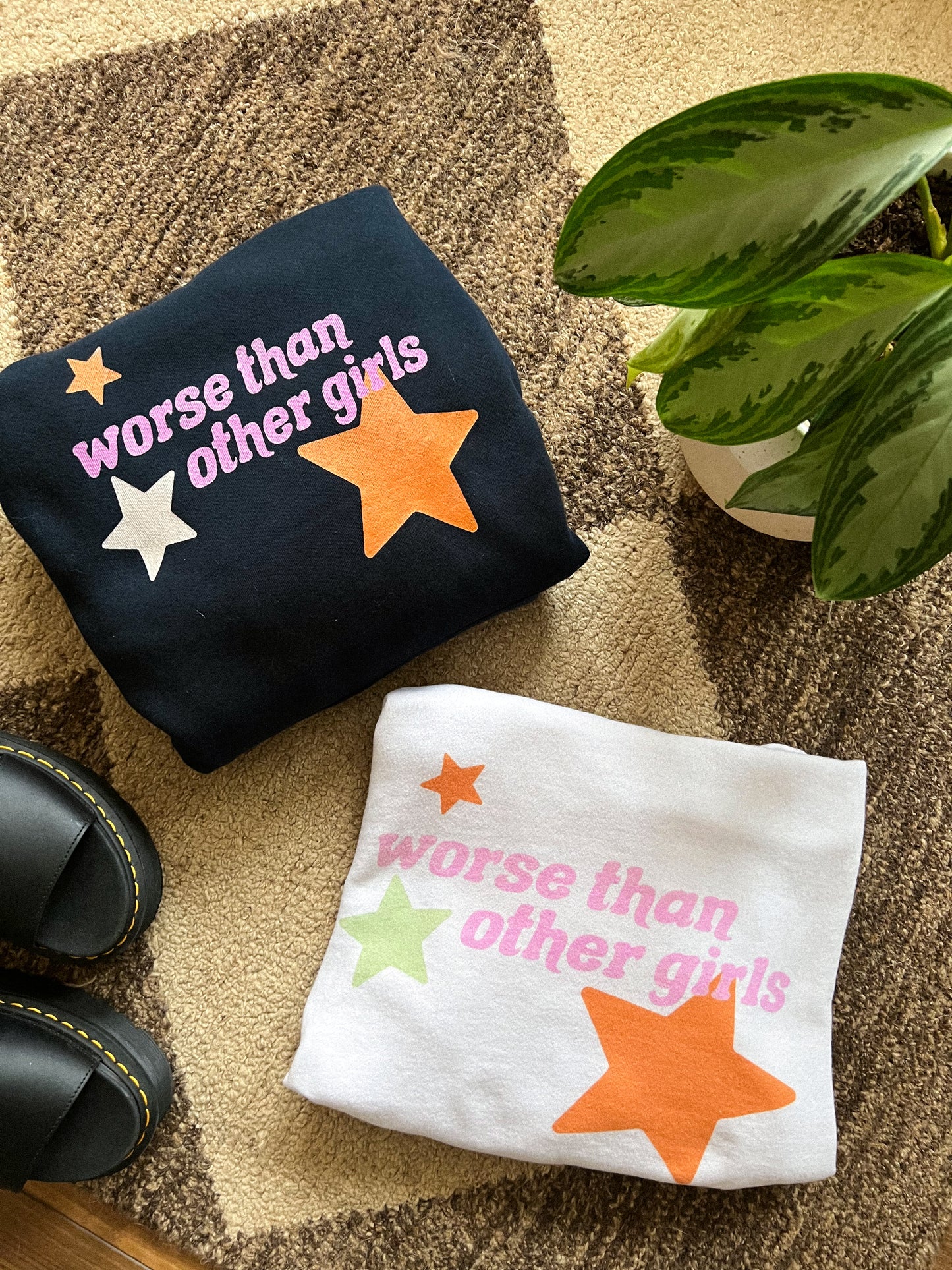 worse than other girls unisex hoodie