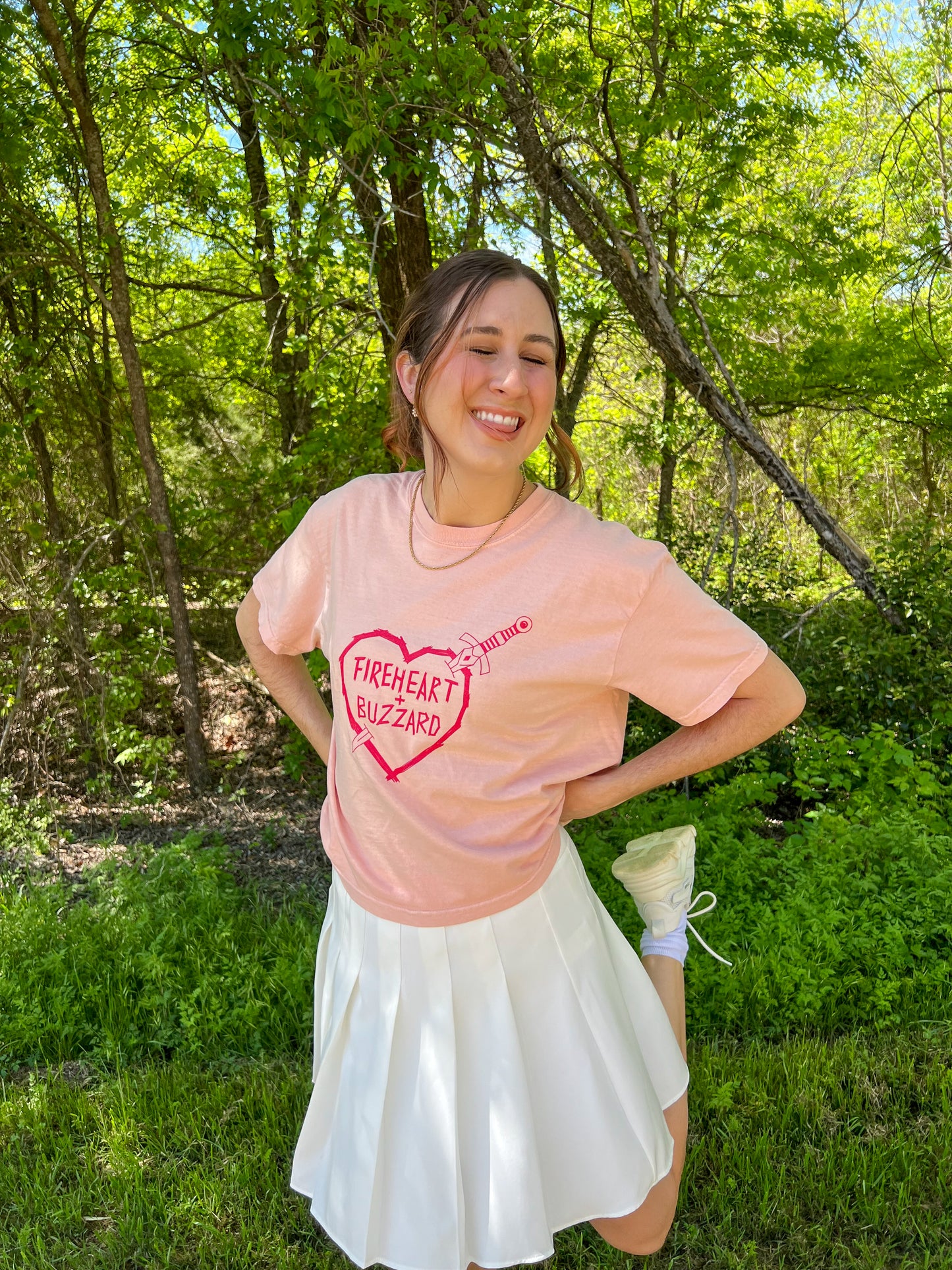 fireheart + buzzard boxy tee