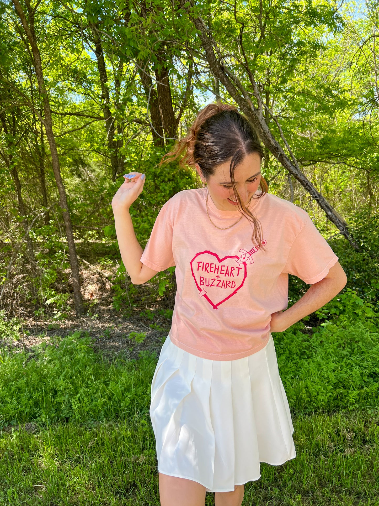 fireheart + buzzard boxy tee