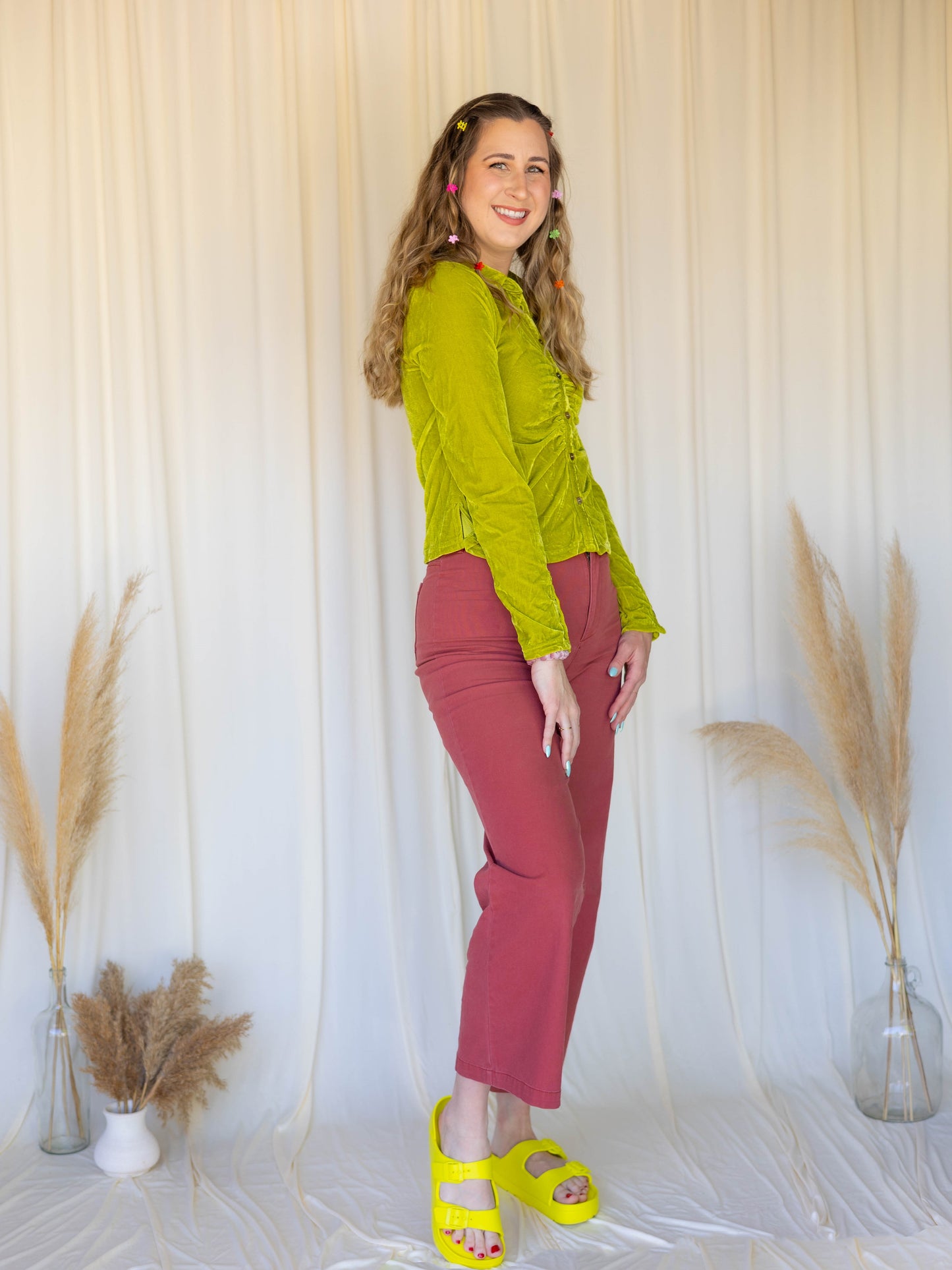 Thesan's Lover Top in Lime - FINAL SALE!