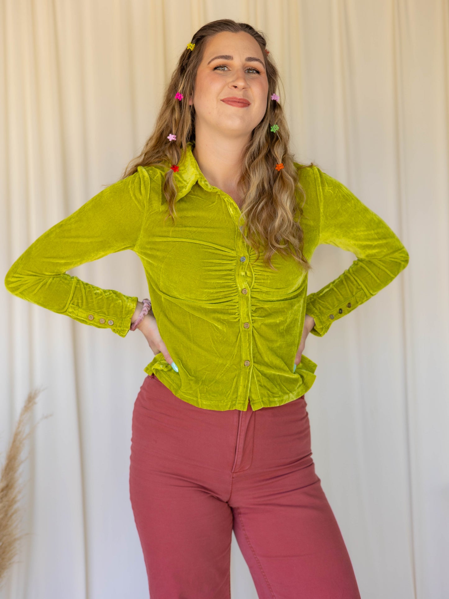 Thesan's Lover Top in Lime - FINAL SALE!