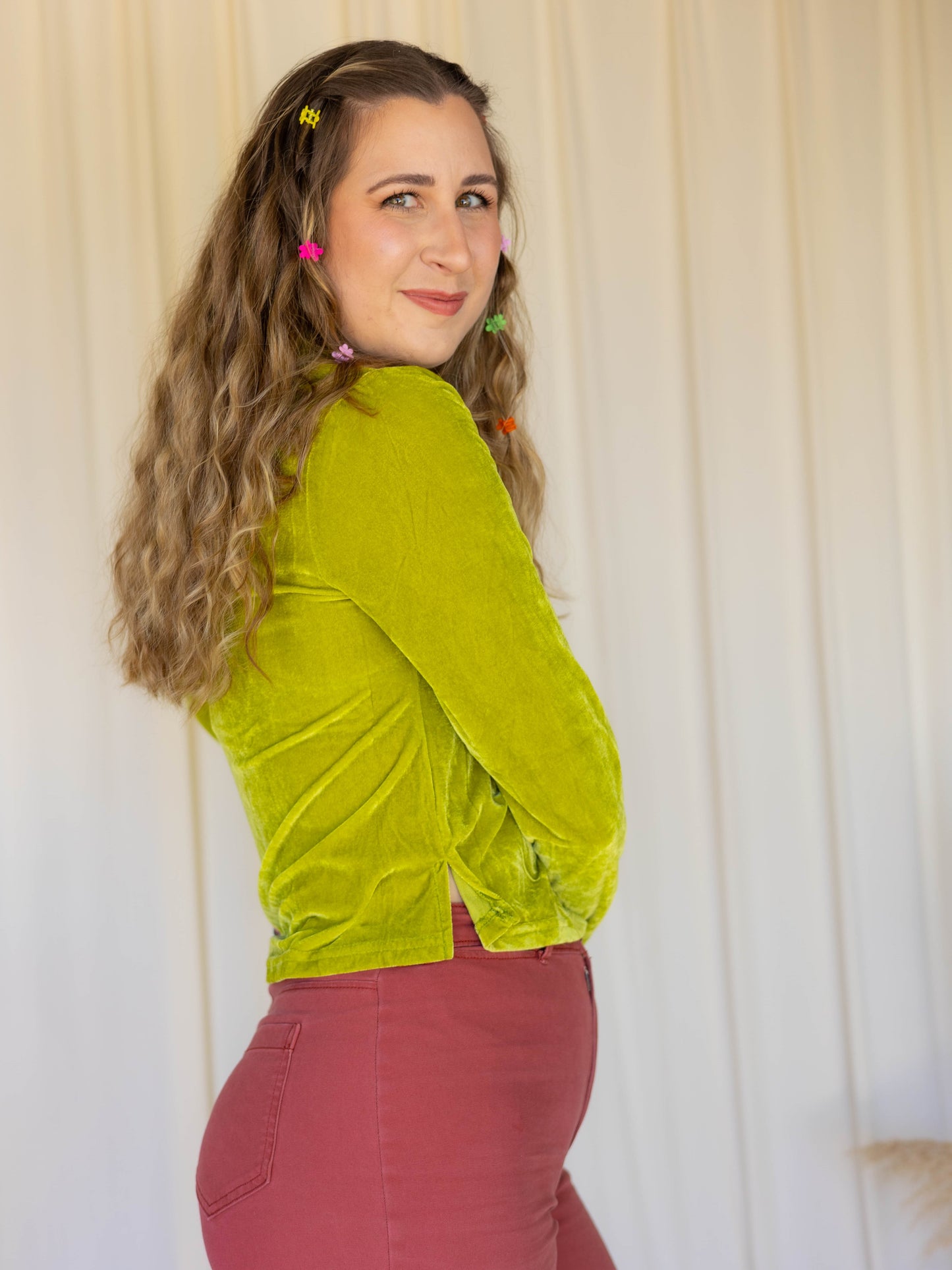 Thesan's Lover Top in Lime - FINAL SALE!