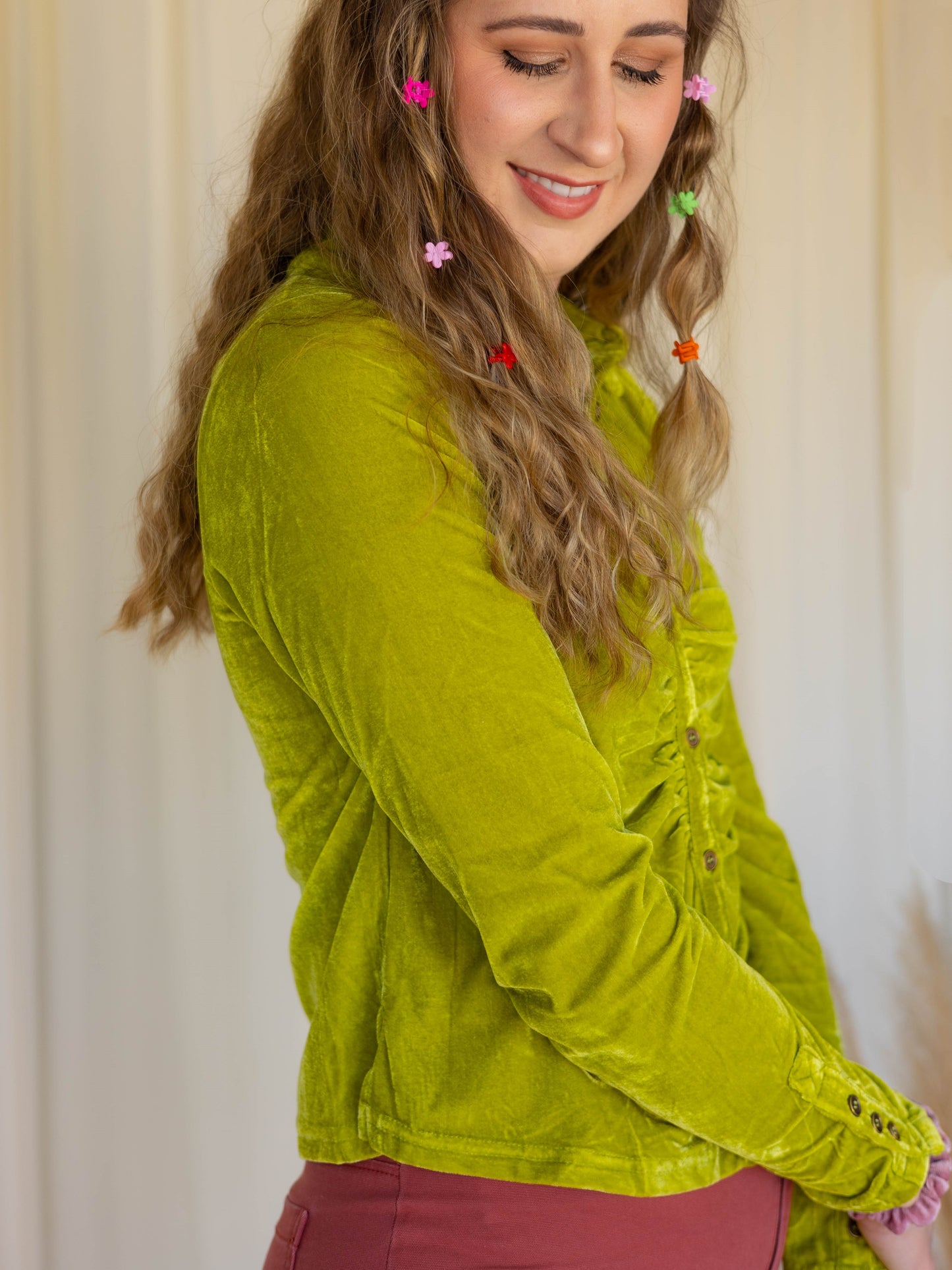 Thesan's Lover Top in Lime - FINAL SALE!