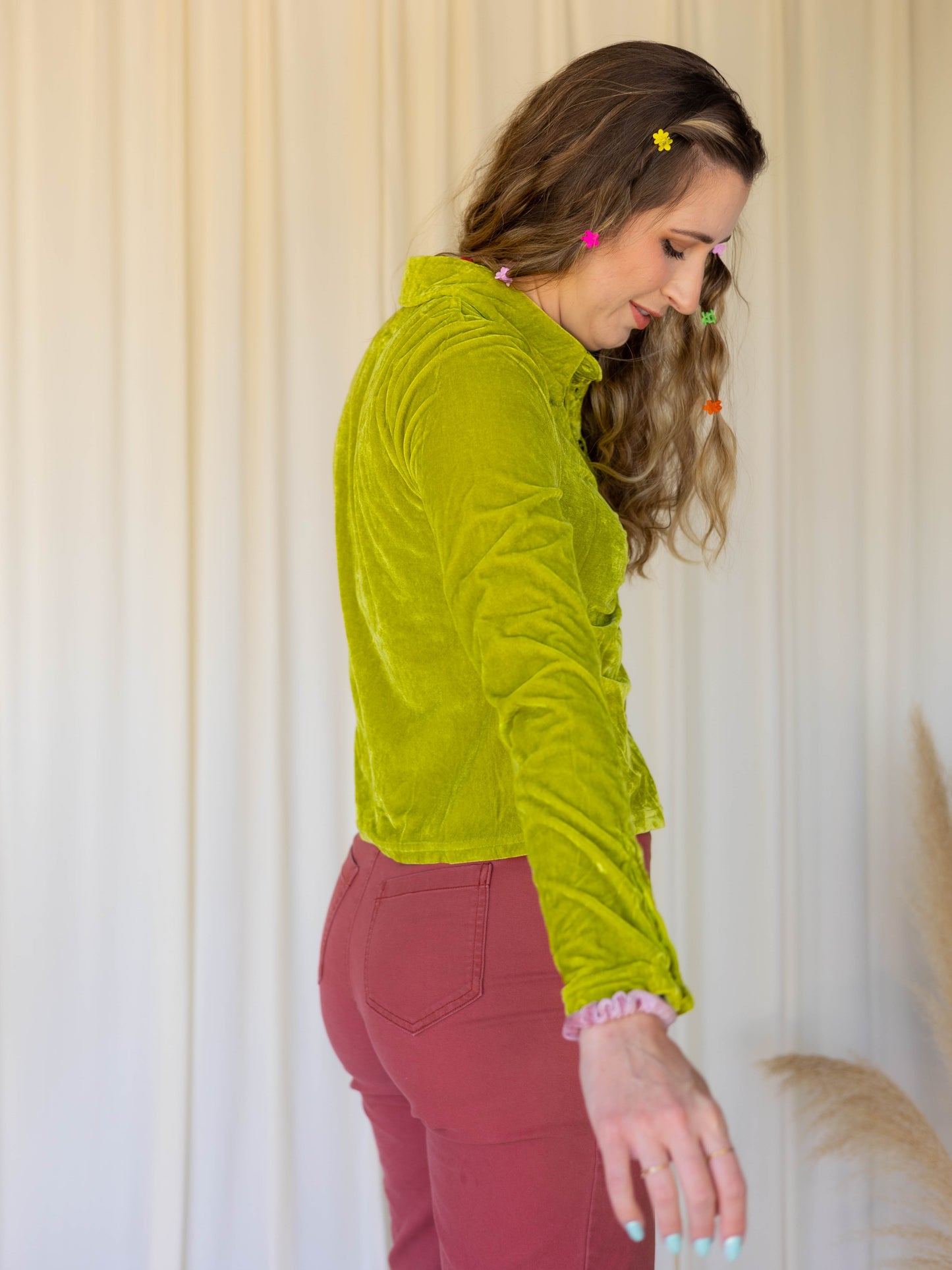 Thesan's Lover Top in Lime - FINAL SALE!