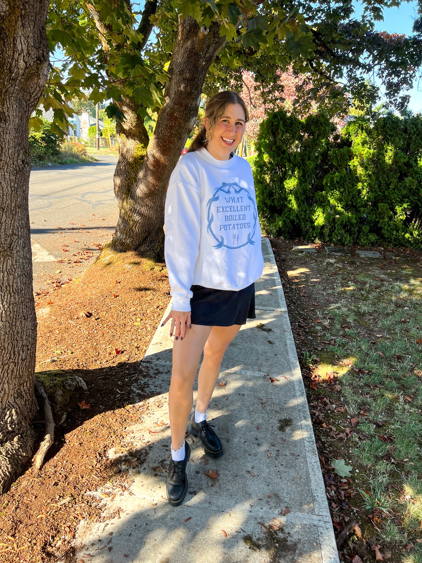 boiled potatoes sweatshirt