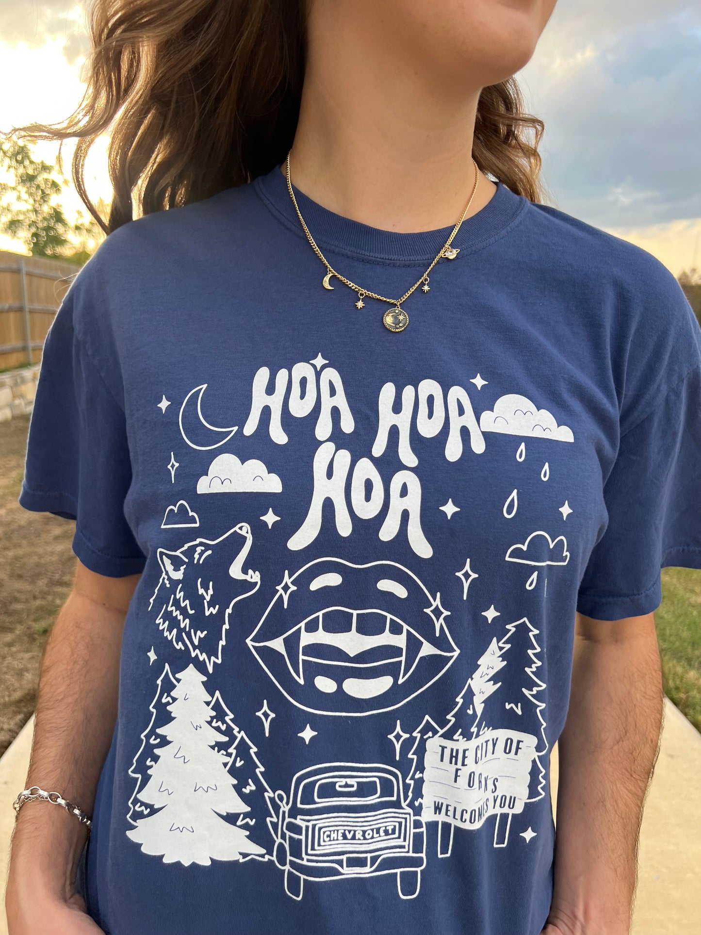 Hoa Hoa Twilight Tee