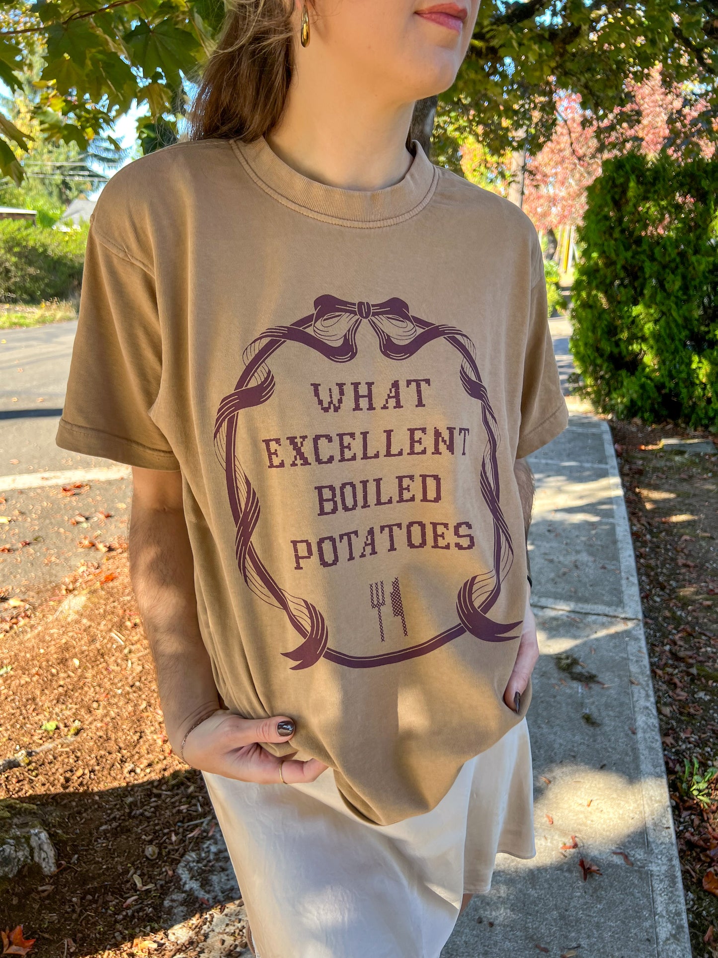 boiled potatoes chunky tee